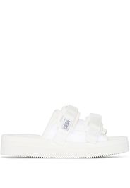 Suicoke MOTO Webbing double-strap sandals - White