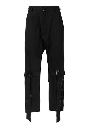 sulvam buckle-embellished trousers - Black