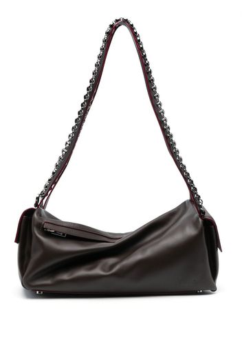 Sunnei Labauletto Twisted chain-strap bag - Brown