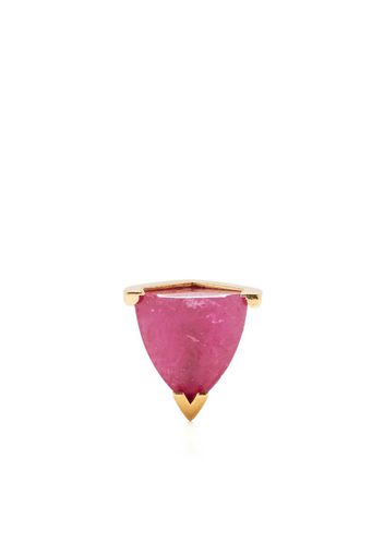 SUOT STUDIO marquise cut ruby single earring - Pink