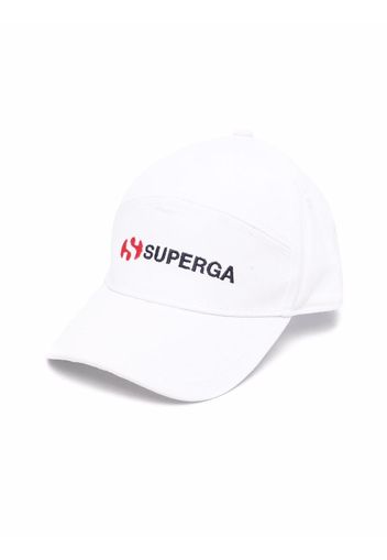 Superga Kids embroidered-logo cap - White