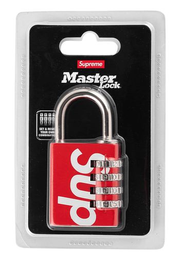 Supreme Master numeric combination lock - Red