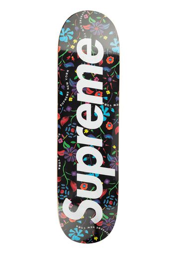 Air Brushed Floral skateboard