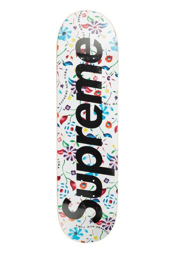 Air Brushed Floral skateboard