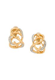 Susan Caplan Vintage Elizabeth Taylor clip-on earrings - Gold