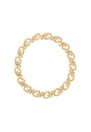 Susan Caplan Vintage 1980s Vintage Elizabeth Taylor Crystal Collar Necklace - Gold