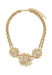 Susan Caplan Vintage 1990s Kenneth Jay Lane Starburst necklace - Gold