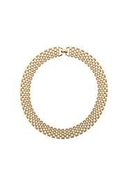 Susan Caplan Vintage 1980s Napier watchband necklace - Gold