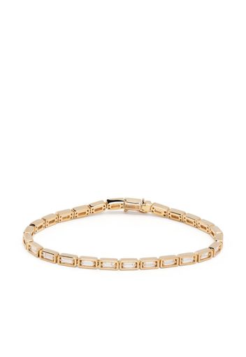 Suzanne Kalan 18kt yellow gold diamond tennis bracelet