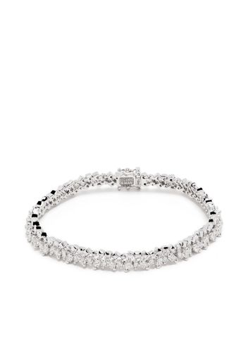 Suzanne Kalan 18kt white gold Fireworks diamond tennis bracelet - Silver