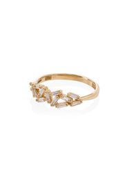 18kt gold Cluster diamond ring