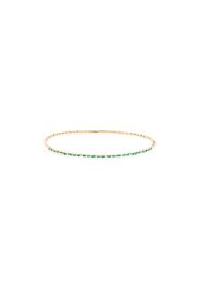 18kt yellow gold emerald choker