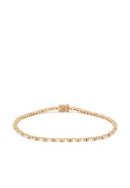 Suzanne Kalan 18kt yellow gold diamond tennis bracelet - White