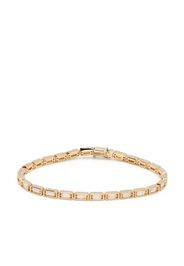 Suzanne Kalan 18kt yellow gold diamond tennis bracelet