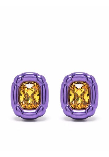 Swarovski Dulcis clip earrings - Purple