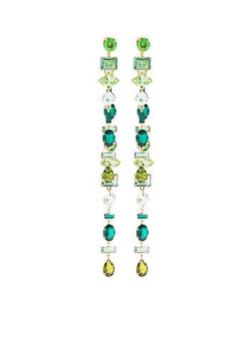 Swarovski Gema crystal-embellished earrings - Gold