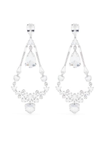 Swarovski Mesmera chandelier clip earrings - Silver