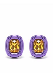 Swarovski Dulcis clip earrings - Purple