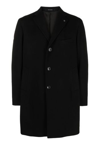 Tagliatore single-breasted buttoned coat - Black