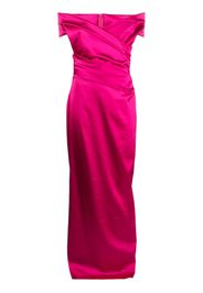 Talbot Runhof Tokara gathered gown - Pink