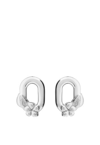 TANE México 1942 Bordados link earrings - Silver