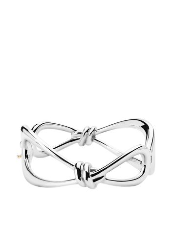 TANE México 1942 knot-detailing polished-finish bracelet - Silver