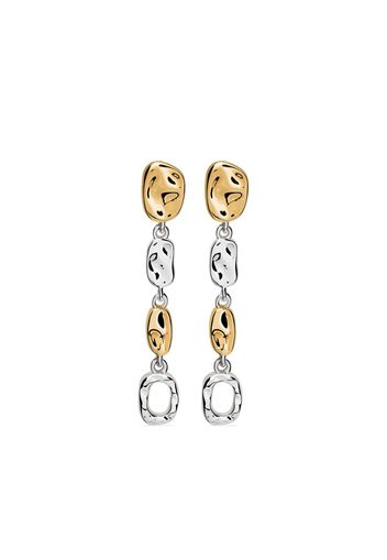 TANE México 1942 Caminos 23kt gold vermeil drop earrings - Silver