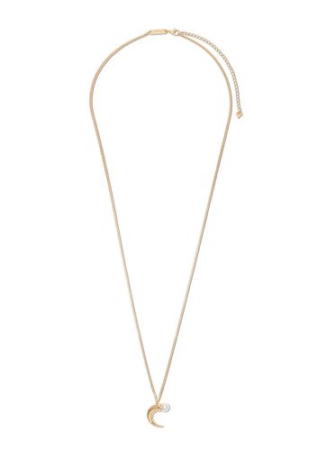 Tasaki 18kt yellow gold Refined Rebellion Horn pendant necklace