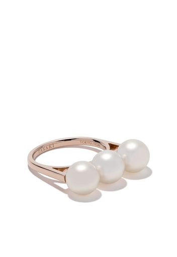 Tasaki 18kt rose gold Balance Era ring - Sakura Gold