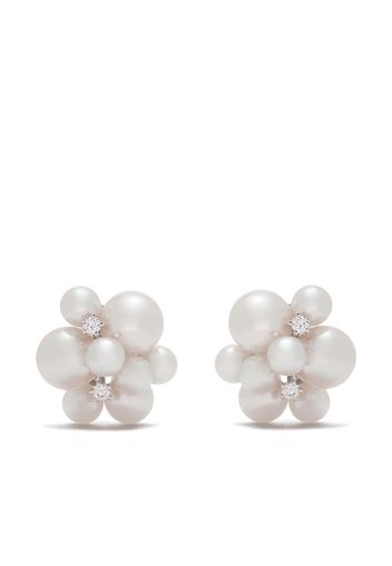 Tasaki 18kt white gold Akoya pearl earrings