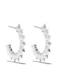 Tasaki 18kt white gold Danger Tribe earrings