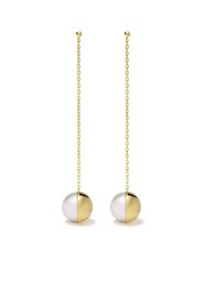 Tasaki 18kt yellow gold Arlequin earrings