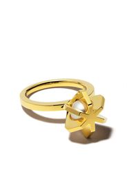 Tasaki 18kt yellow gold Stellar ring