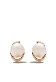 18kt rose gold Akoya pearl earrings
