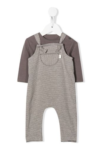 TEDDY & MINOU two-piece dungarees set - Neutrals