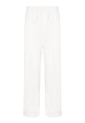 straight-leg cotton pyjama trousers