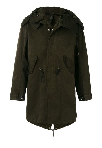 Ten C hooded coat - Green