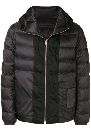 Ten C padded hooded jacket - Black