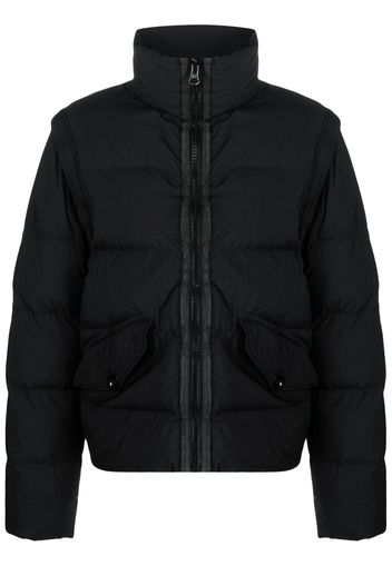 Ten C high-neck padded jacket - Black