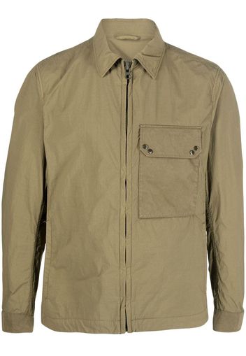 Ten C zip-fastening shirt jacket - Green