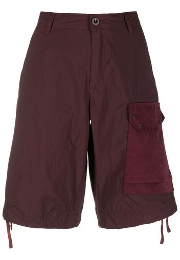 Ten C cotton bermuda shorts - Red