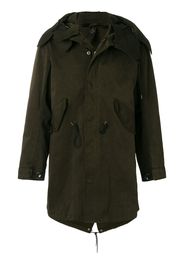 Ten C hooded coat - Green