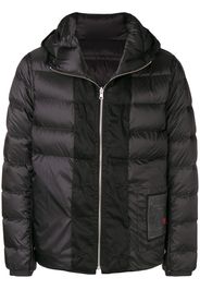 Ten C padded hooded jacket - Black