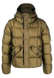 Ten C zip-up padded down jacket - Green