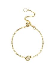 The ALKEMISTRY 18kt Yellow Gold Love Letter x Hoop Earring