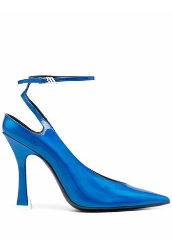 The Attico slingback pointed toe pumps - Blue