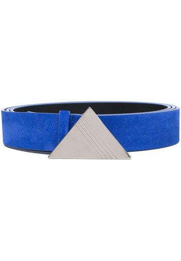 The Attico triangle-buckle belt - Blue