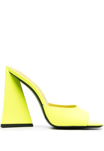 The Attico Devon 115mm slip-on mules - Yellow