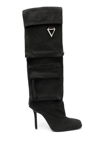 The Attico Sienna 105mm stiletto boots - Black