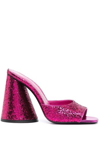 The Attico Luz 105mm mules - Pink